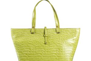 Da Milano Green Shopper Bag