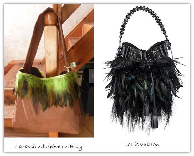 Feathered Handbags