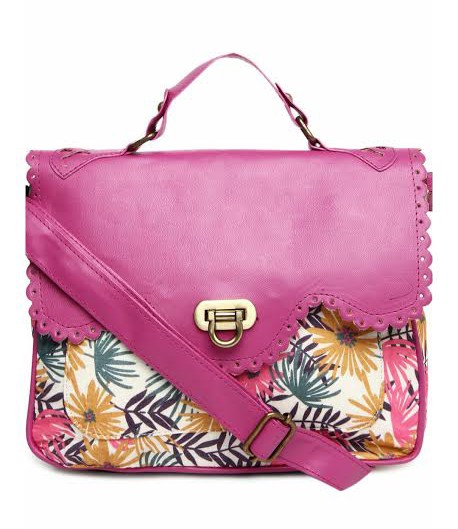 dressberry pink sling - bagslounge.com - myntra