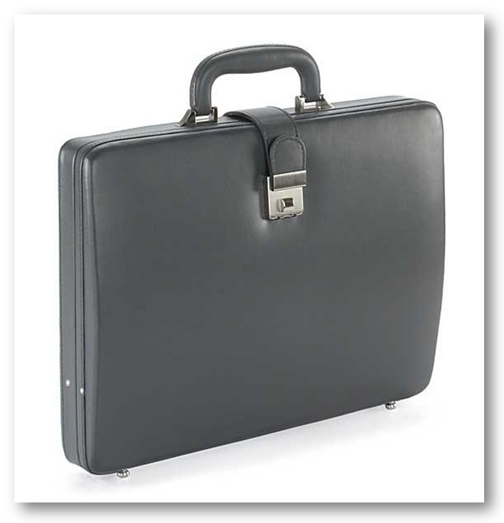 LeatherTalks Leather Briefcase