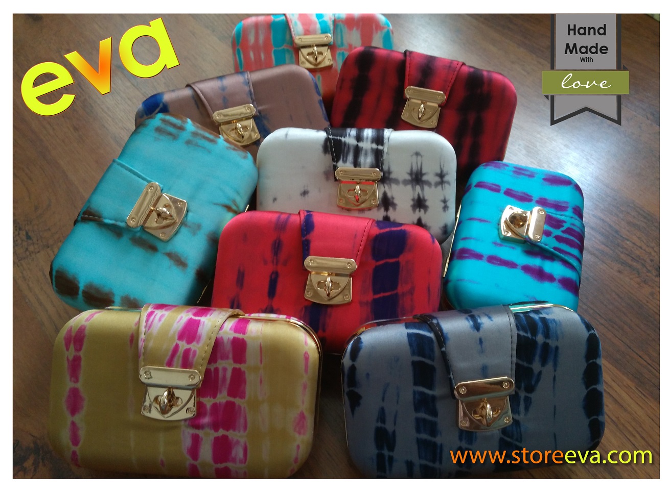 Store Eva Tie-and-Dye Clutches