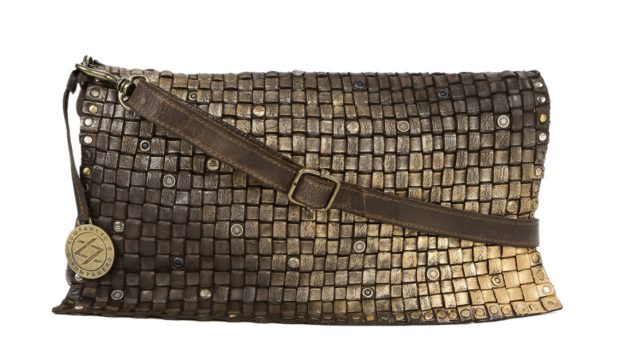 KOMPANERO Brown Leather Sling Bag